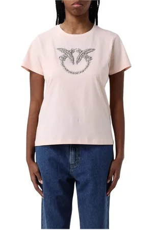 Pinko Mujer, Camisetas, Rosa, Talla: M