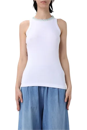 Fabiana Filippi Mujer, Camisetas, Blanco, Talla: L