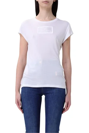 Elisabetta Franchi Mujer, Camisetas, Blanco, Talla: XS