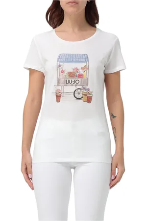Liu Jo Mujer, Camisetas, Blanco, Talla: XL