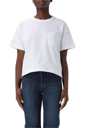 SACAI Mujer, Camisetas, Blanco, Talla: S