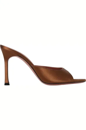 Amina Muaddi Mujer, Zapatos, Marrón, Talla: 41 EU