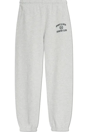 Sporty & Rich Mujer, Pantalones, Gris, Talla: XL