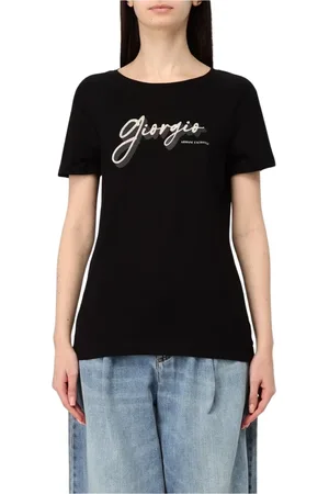 Armani Exchange Mujer, Camisetas, Negro, Talla: S