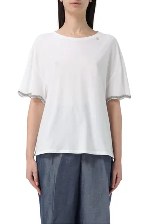 Liu Jo Mujer, Camisetas, Blanco, Talla: L