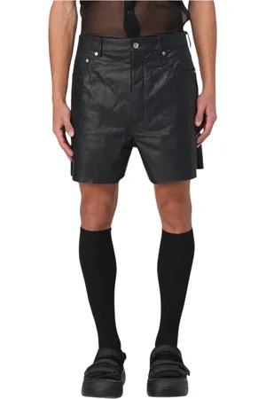 Rick Owens Hombre, Pantalones cortos, Negro, Talla: W34