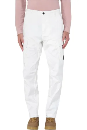 C.P. Company Hombre, Pantalones, Blanco, Talla: XS