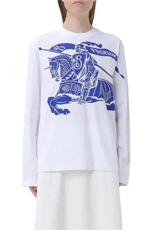 Burberry Mujer, Camisetas, Blanco, Talla: S
