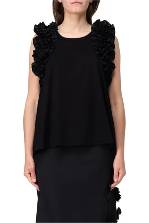 MEIMEIJ Mujer, Camisetas, Negro, Talla: XS