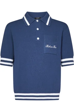Balmain Hombre, Camisetas, Azul, Talla: M