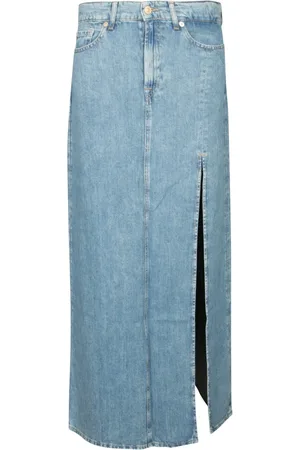 7 for all Mankind Mujer, Faldas, Azul, Talla: W27