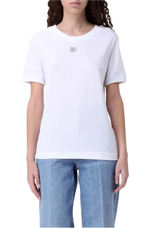 Dolce & Gabbana Mujer, Camisetas, Blanco, Talla: S