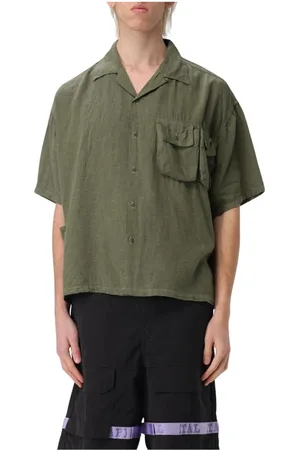 KAPITAL Hombre, Camisas, Verde, Talla: S