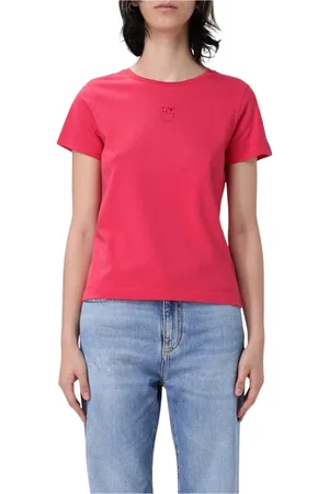 Pinko Mujer, Camisetas, Rojo, Talla: L
