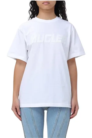 MUGLER Mujer, Camisetas, Blanco, Talla: S