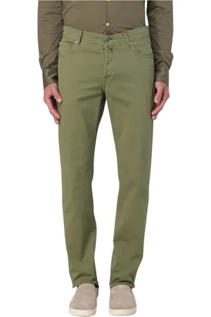 Kiton Hombre, Pantalones, Verde, Talla: W40