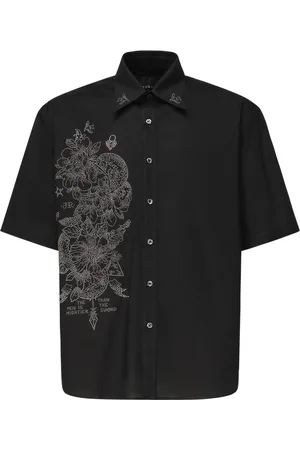 John Richmond Hombre, Camisas, Negro, Talla: XL