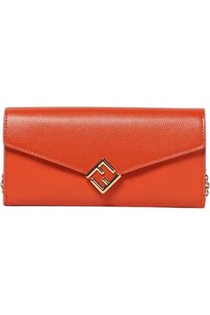 Fendi Mujer, Bolsos, Naranja, Talla: ONE Size