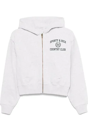 Sporty & Rich Mujer, Sudaderas, Gris, Talla: S
