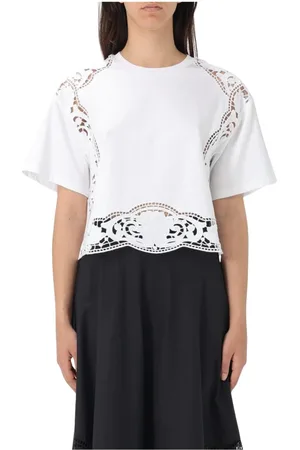 Twin-Set Mujer, Camisetas, Blanco, Talla: 2XS