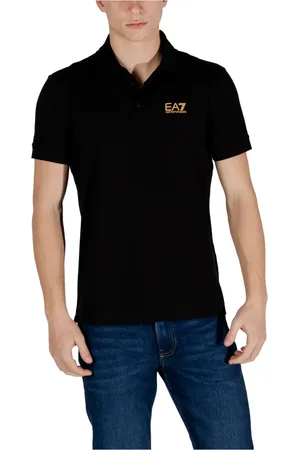 EA7 Hombre, Camisetas, Negro, Talla: M