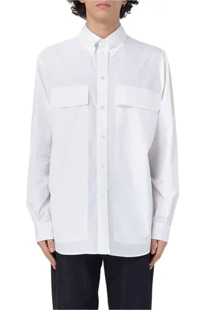 Fendi Hombre, Camisas, Blanco, Talla: M