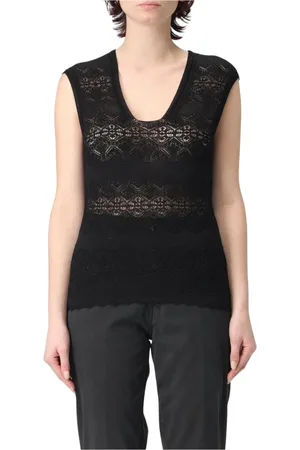 Twin-Set Mujer, Camisetas, Negro, Talla: 2XL