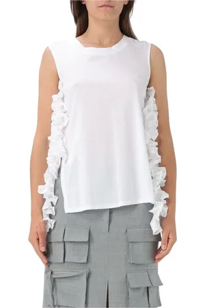 MEIMEIJ Mujer, Camisetas, Blanco, Talla: XS