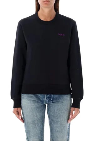 A.P.C. Mujer, Sudaderas, Negro, Talla: S