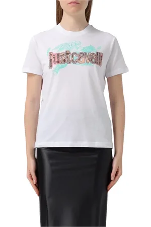 Roberto Cavalli Mujer, Camisetas, Blanco, Talla: XS