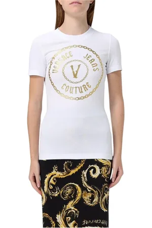 VERSACE Mujer, Camisetas, Blanco, Talla: 2XS
