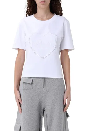 Ganni Mujer, Camisetas, Blanco, Talla: XS