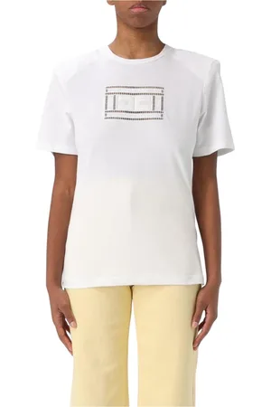 Elisabetta Franchi Mujer, Camisetas, Blanco, Talla: XS