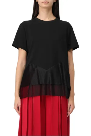 Twin-Set Mujer, Camisetas, Negro, Talla: XS