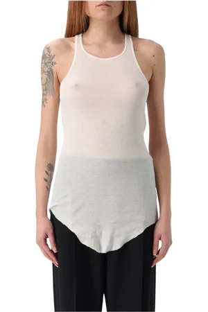 Rick Owens Mujer, Camisetas, Blanco, Talla: M