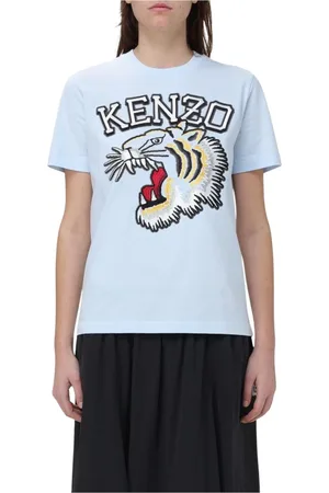 Kenzo Mujer, Camisetas, Azul, Talla: L