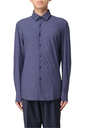 HUGO BOSS Hombre, Camisas, Azul, Talla: L