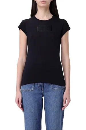 Elisabetta Franchi Mujer, Camisetas, Negro, Talla: S