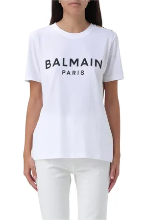 Balmain Mujer, Camisetas, Blanco, Talla: M