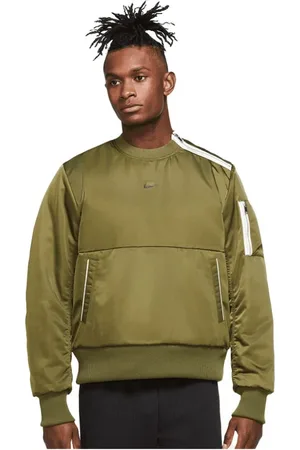 Nike Hombre, Sudaderas, Verde, Talla: L