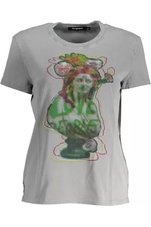 Desigual Mujer, Camisetas, Gris, Talla: XL