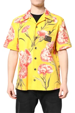 Dolce & Gabbana Hombre, Camisas, Amarillo, Talla: M