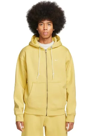 Nike Hombre, Sudaderas, Amarillo, Talla: L