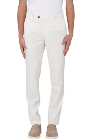 Brunello Cucinelli Hombre, Pantalones, Blanco, Talla: S