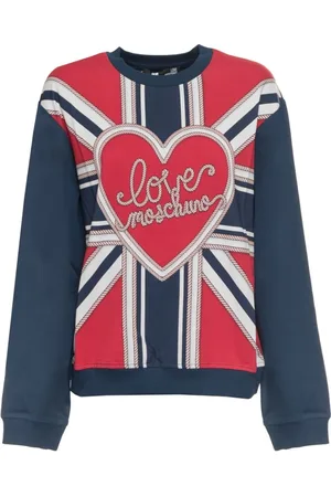 Moschino Mujer, Sudaderas, Azul, Talla: XS