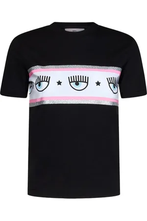 Chiara Ferragni Mujer, Camisetas, Negro, Talla: S