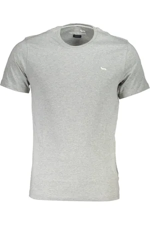 HARMONT&BLAINE Hombre, Camisetas, Gris, Talla: L