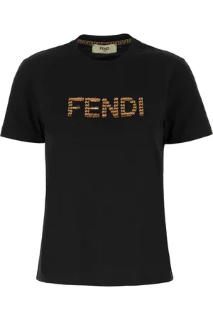 Fendi Mujer, Camisetas, Negro, Talla: L