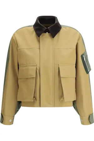 SACAI Mujer, Chaquetas, Marrón, Talla: S