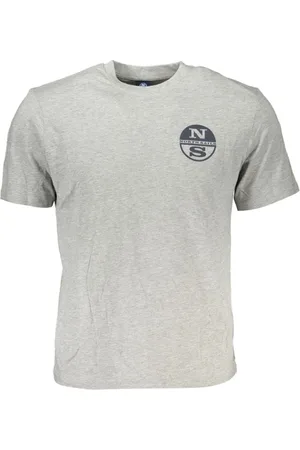 North Sails Hombre, Camisetas, Gris, Talla: 3XL